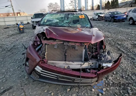 2018 Toyota Highlander Se z USA, uszkodzony, nr VIN 5TDJZRFHXJS875046